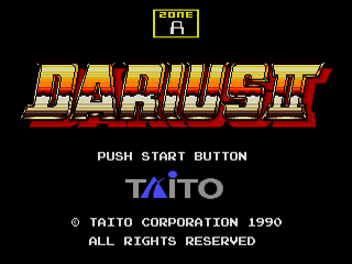 Darius II screenshot 3 for Sega Mega Drive